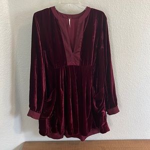 Free People Velvet Mini Dress | Style: “Choose Me”